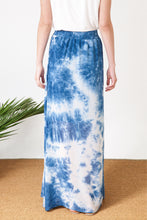 Load image into Gallery viewer, Blue Tie Dye Maxi Skirt