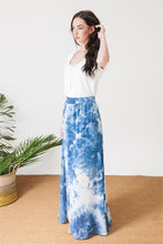 Load image into Gallery viewer, Blue Tie Dye Maxi Skirt