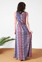 Load image into Gallery viewer, Paisley V-Neck Maxi Dress
